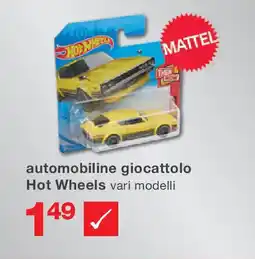 KiK automobiline giocattolo Hot Wheels offerta