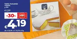 Bennet Torta paradiso VIGONI offerta