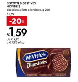 Bennet Biscotti digestives MCVITIE'S offerta