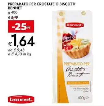 Bennet Preparato per crostate o biscotti BENNET offerta