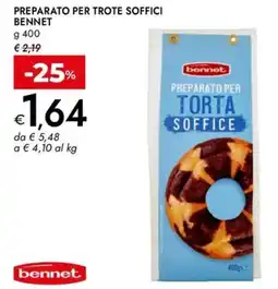 Bennet Preparato per trote soffici BENNET offerta