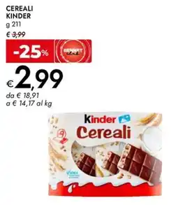 Bennet Cereali KINDER offerta