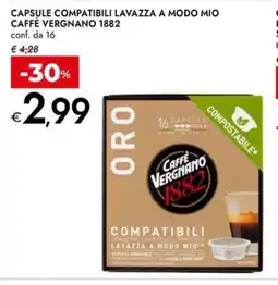 Bennet Capsule compatibili lavazza a modo mio CAFFÈ VERGNANO 1882 offerta