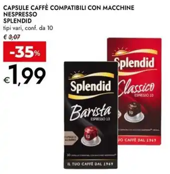 Bennet Capsule caffè compatibili con macchine nespresso SPLENDID offerta