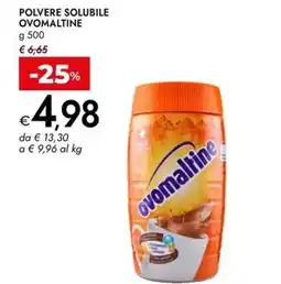 Bennet Polvere solubile OVOMALTINE offerta