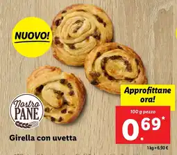 Lidl Girella con uvetta offerta