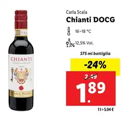 Lidl Carla Scala Chianti DOCG offerta