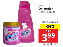 Lidl Vanish Oxi Action offerta