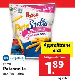 Lidl Pizzoli Patasnella offerta