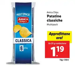 Lidl Amica Chips Patatine classiche offerta