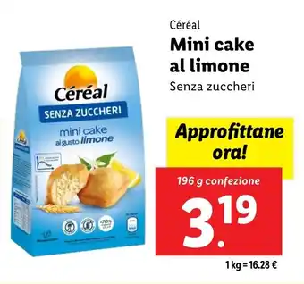 Lidl Céréal Mini cake al limone offerta