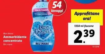 Lidl Mon Amour Ammorbidente concentrato offerta