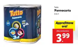 Lidl Tutto Pannocarta offerta