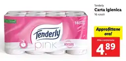 Lidl Tenderly Carta igienica offerta