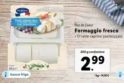 Lidl Duc de Coeur Formaggio fresco offerta