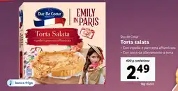 Lidl Duc de Coeur Torta salata offerta