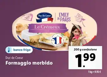 Lidl Duc de Coeur Formaggio morbido offerta