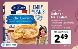 Lidl Duc de Coeur Quiche - Torta salata offerta