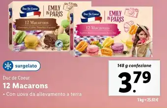 Lidl Duc de Coeur 12 Macarons offerta