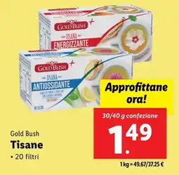 Lidl Gold Bush Tisane offerta