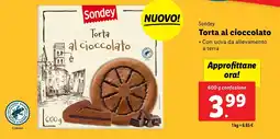 Lidl Sondey Torta al cioccolato offerta