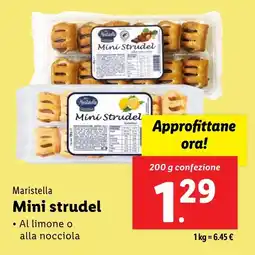 Lidl Maristella Mini strudel offerta