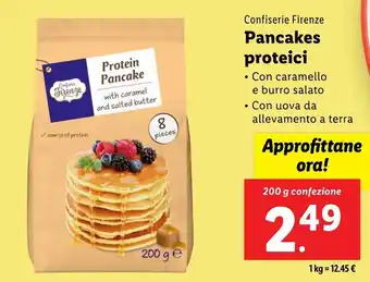 Lidl Confiserie Firenze Pancakes proteici offerta