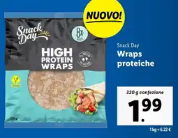 Lidl Snack Day Wraps proteiche offerta