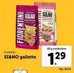 Lidl Fiorentini SI&NO gallette offerta