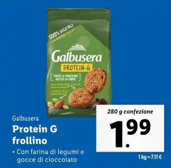 Lidl Galbusera Protein G frollino offerta