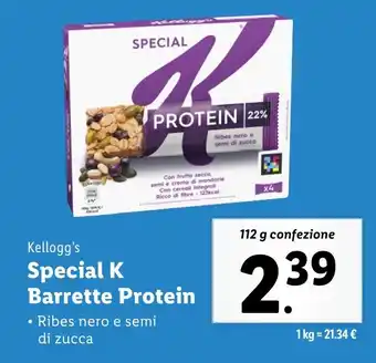 Lidl Kellogg's Special K Barrette Protein offerta