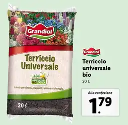 Lidl Grandiol Terriccio universale bio offerta