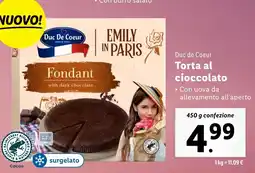 Lidl DUC DE COEUR Torta al cioccolato offerta