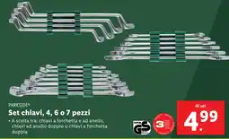 Lidl PARKSIDE Set chiavi, 4, 6 o 7 pezzi offerta