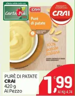 Crai Purè di patate CRAI offerta