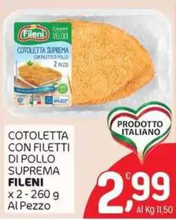 Crai Cotoletta con filetti di pollo suprema FILENI offerta