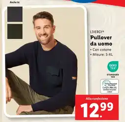 Lidl LIVERGY Pullover da uomo offerta