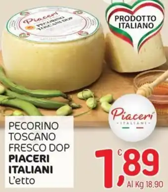 Crai Pecorino toscano fresco dop PIACERI ITALIANI offerta