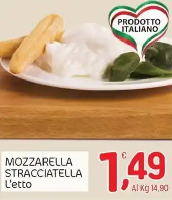 Crai Mozzarella stracciatella offerta