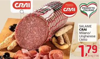 Crai Salame CRAI milano/ ungherese offerta