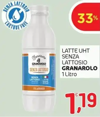 Crai Latte uht senza lattosio GRANAROLO offerta