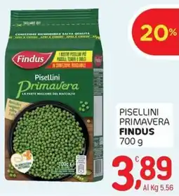 Crai Pisellini primavera FINDUS offerta