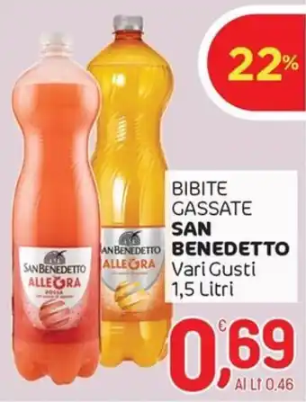 Crai Bibite gassate SAN BENEDETTO offerta