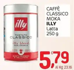 Crai Caffè classico moka ILLY latta offerta