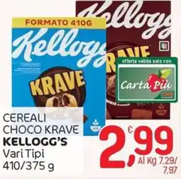 Crai Cereali choco krave KELLOGG'S offerta