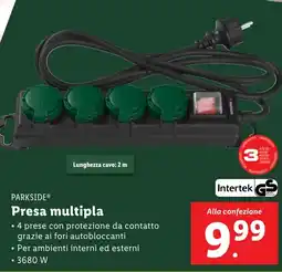 Lidl PARKSIDE Presa multipla offerta