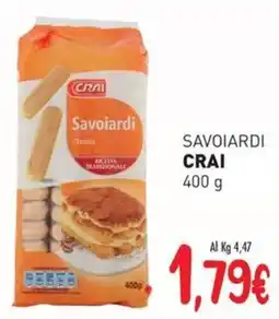 Crai Savoiardi CRAI offerta