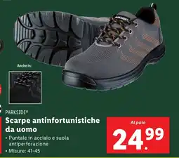 Lidl PARKSIDE Scarpe antinfortunistiche da uomo offerta