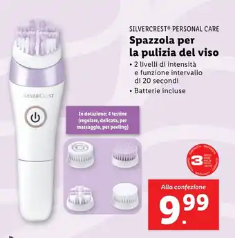 Lidl SILVERCREST PERSONAL CARE Spazzola per la pulizia del viso offerta