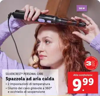 Lidl SILVERCREST PERSONAL CARE Spazzola ad aria calda offerta